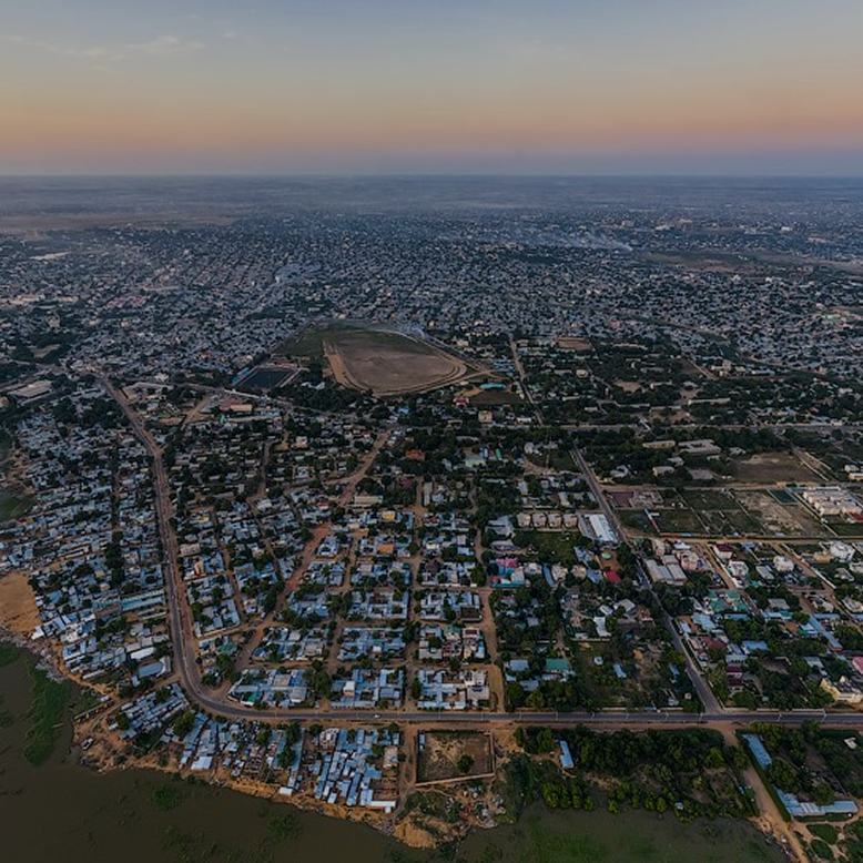 Congo Brazzaville city view